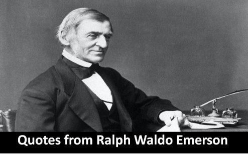 Quotes and sayings from Ralph Waldo Emerson
